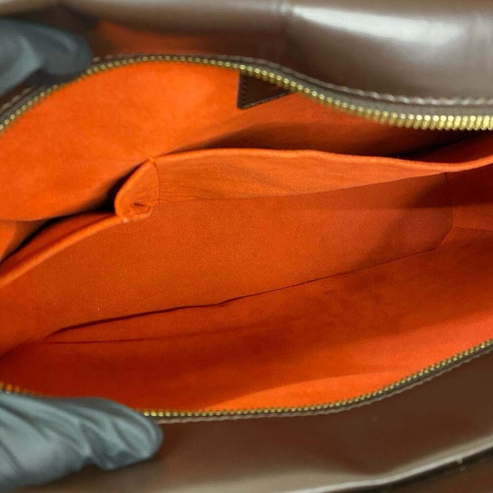 LOUIS VUITTON Brown Damier Leather Boston Bag - Picture 9 of 10